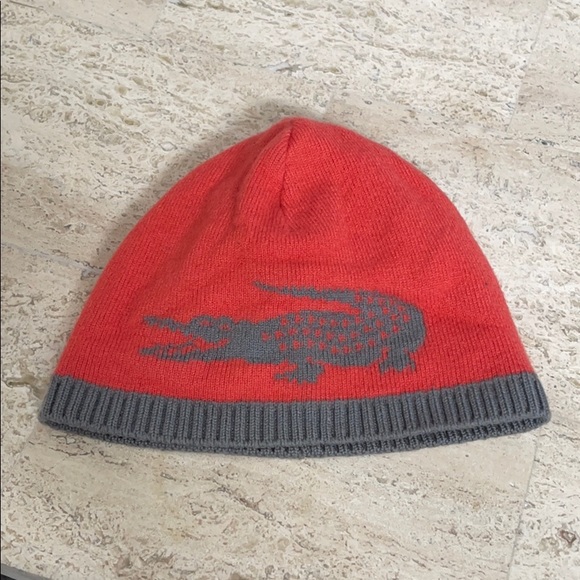 Lacoste Reversible kids beanie - Picture 7 of 9